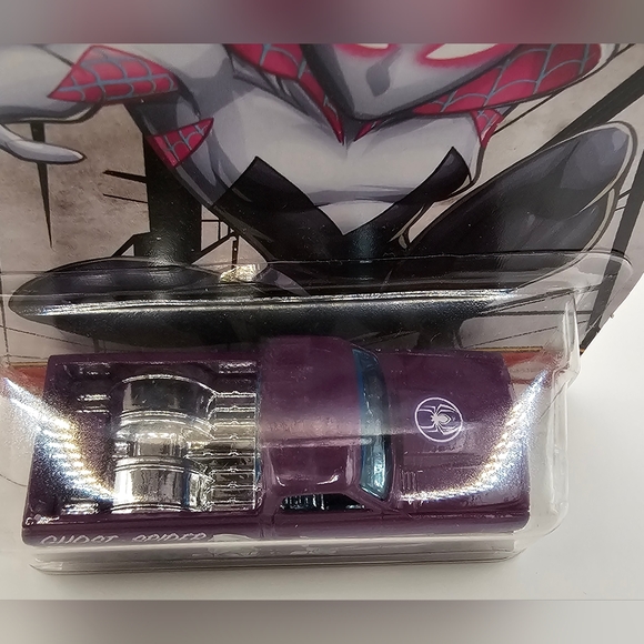 (NWT) Hot Wheels Marvel Ghost Spider '67 Chevy C10 - Picture 3 of 12